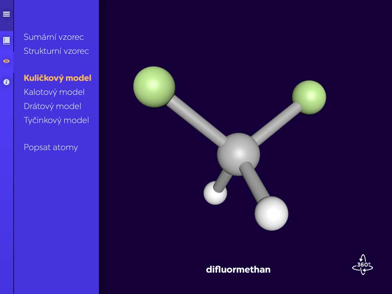 Chemie: Databáze molekul