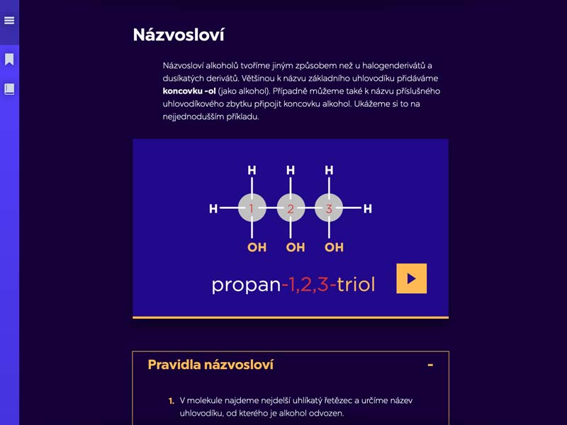 Chemie: Názvosloví organické chemie