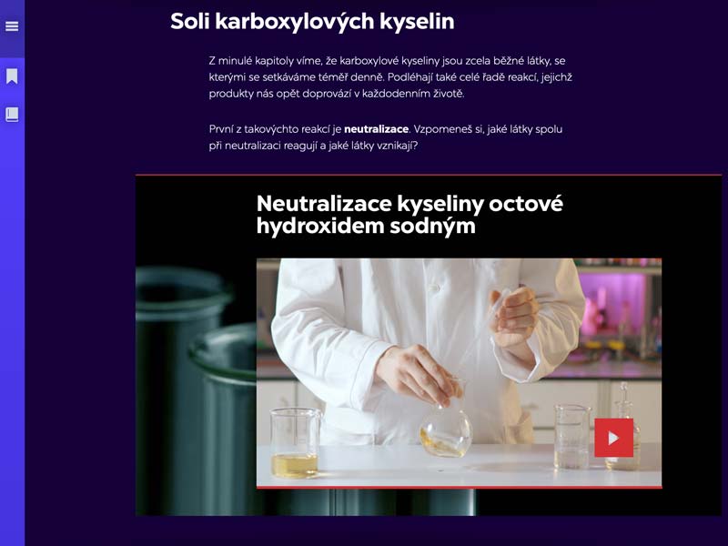 Chemie: Videa s laboratorními pokusy