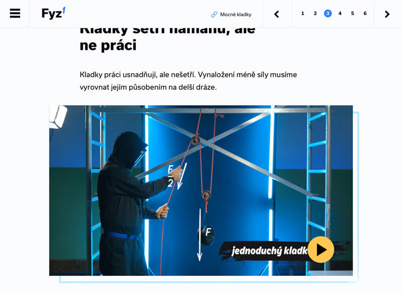 Fyzika: Názorná videa osvětlí teorii v praxi